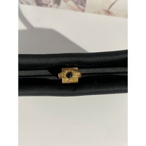 Vintage After Five Women’s Gold Ring Closure Evening Bag Black
